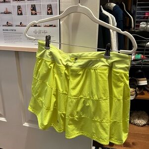 Lululemon skirt in yellow